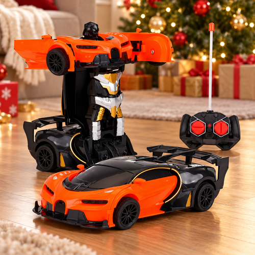 Carro a control que se vuelve robot