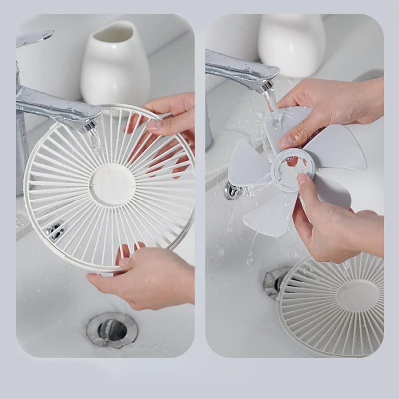 La frescura en movimiento - Ventilador recargable y portátil