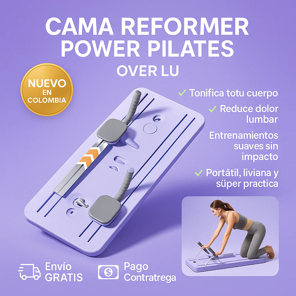 Cama para Pilates Máquina Tabla Reformer