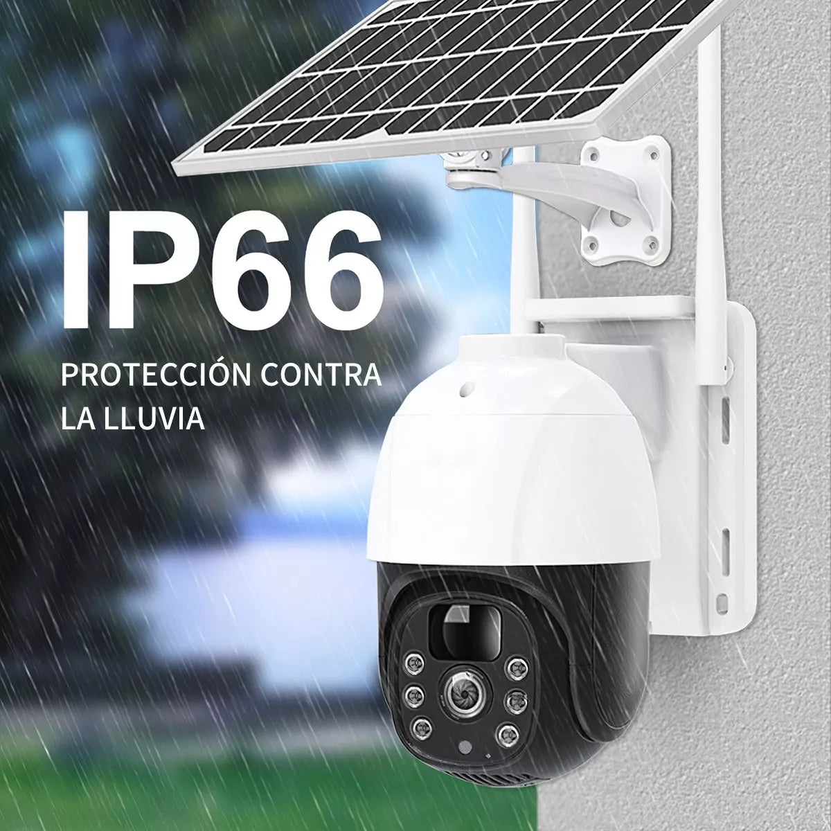 CAMARA DE SEGURIDAD + PANEL SOLAR ¡MANEJADA POR APP!