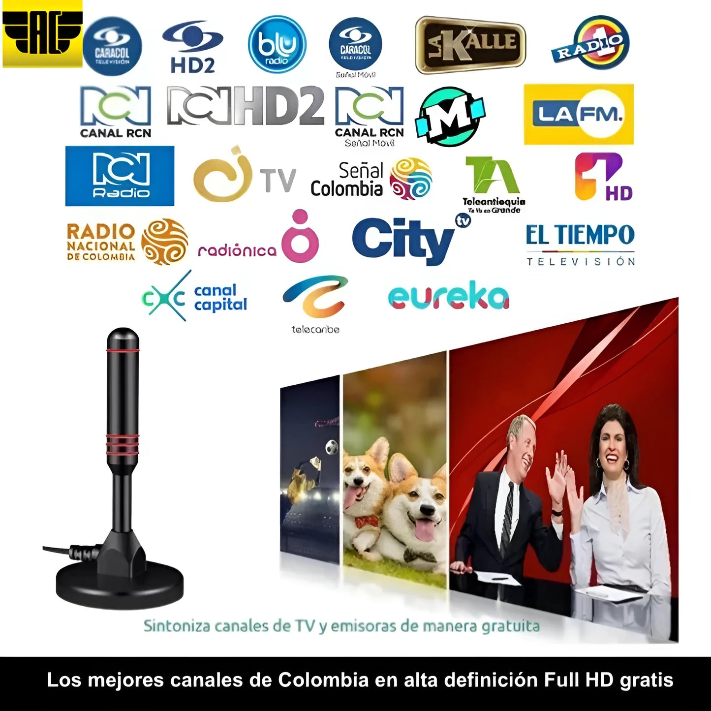 Antena tdt para ver programas totalmente GRATIS + Regalo sorpresa🤩