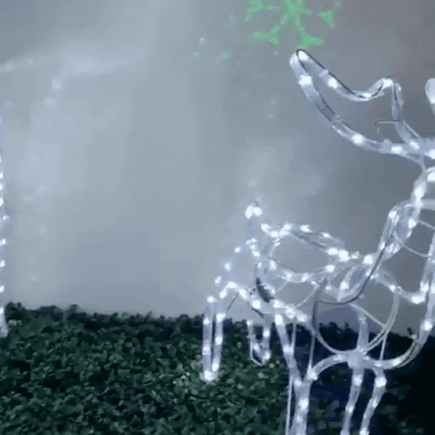 Reno Navidad Estructura Metalica - Luz led