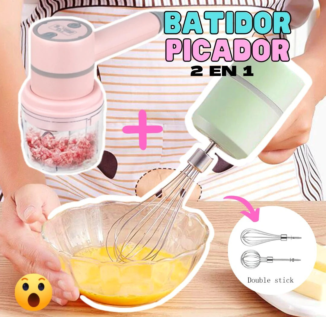 Mini mezclador y picatodo inalámbrico