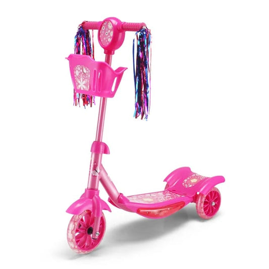 Patineta scooter con canasto