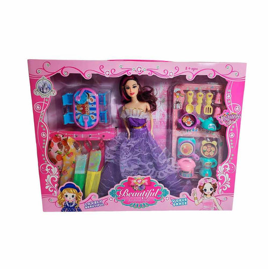 Muñeca princesa con vestidos