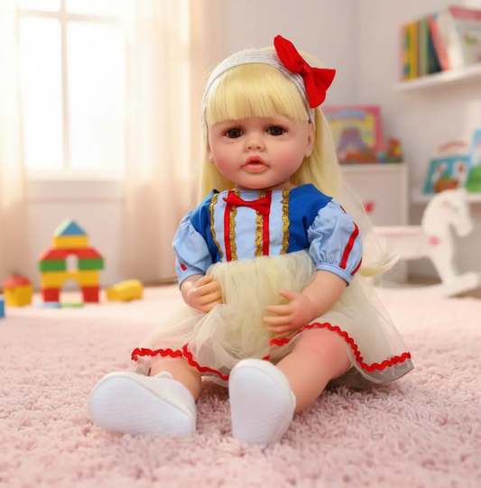 Bebé realista rubia con sonidos