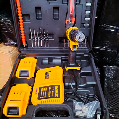 TALADRO De 24V INALAMBRICO - kit con todos los accesorios