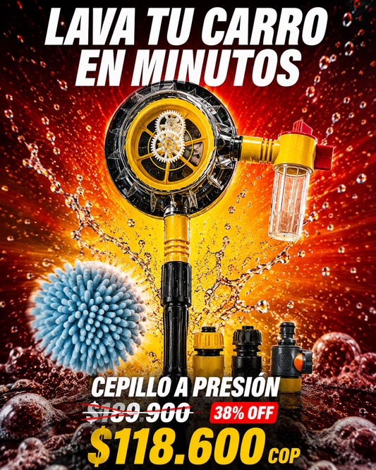 Cepillo A Presion Lavado Carro Auto Moto