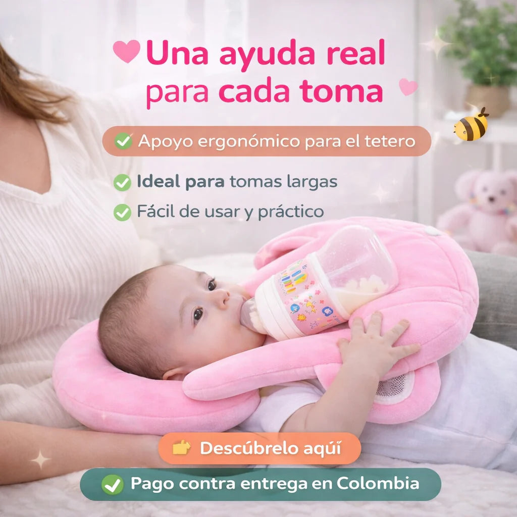 Cojin De Apoyo Bebe Practico Para Tetero