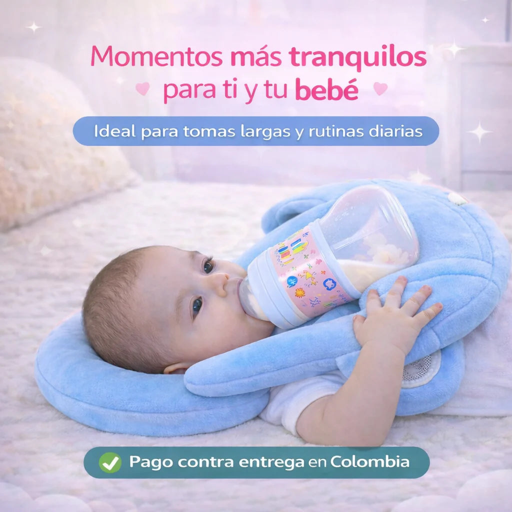 Cojin De Apoyo Bebe Practico Para Tetero