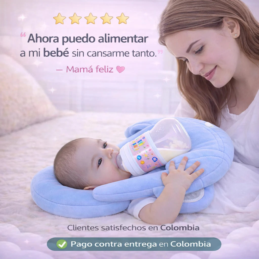 Cojin De Apoyo Bebe Practico Para Tetero