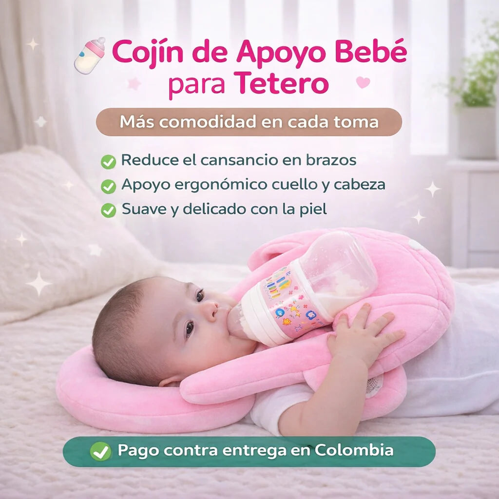 Cojin De Apoyo Bebe Practico Para Tetero