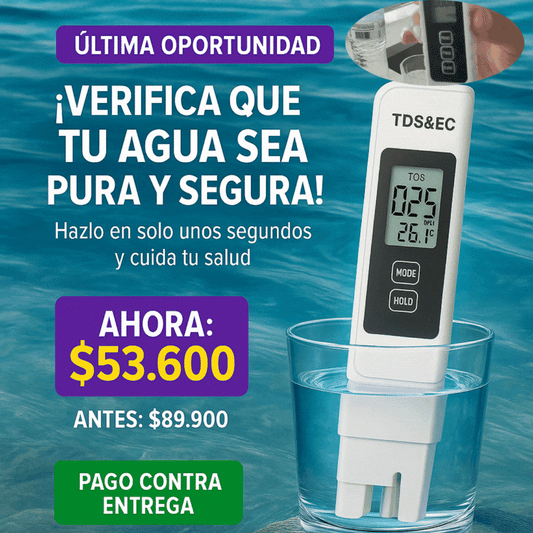 medidor calidad de agua