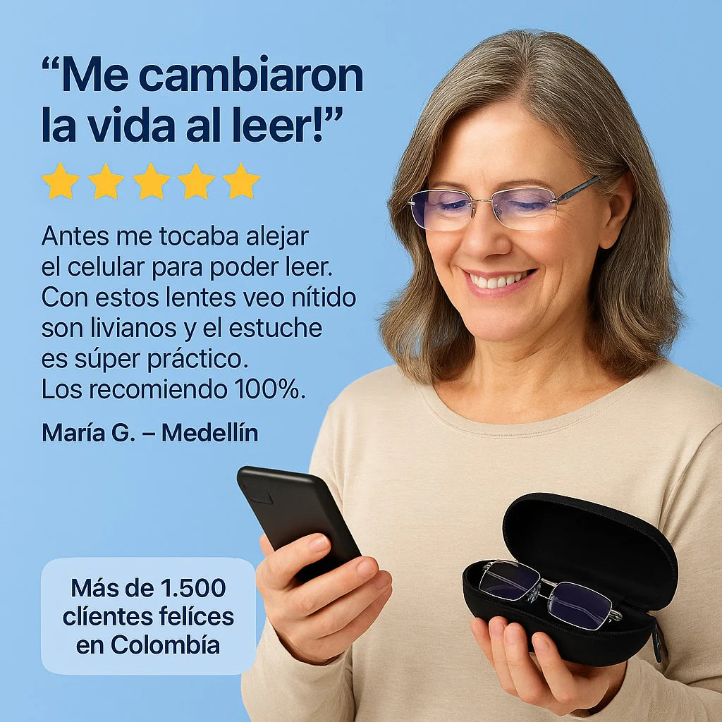 Lentes de lectura + Estuche