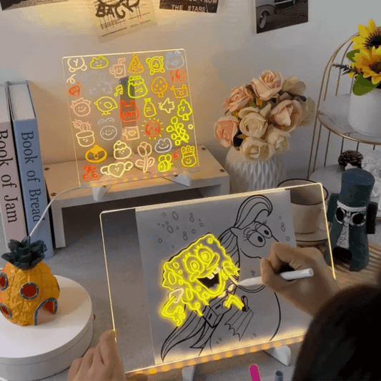 Pizarra de dibujos LED 3D