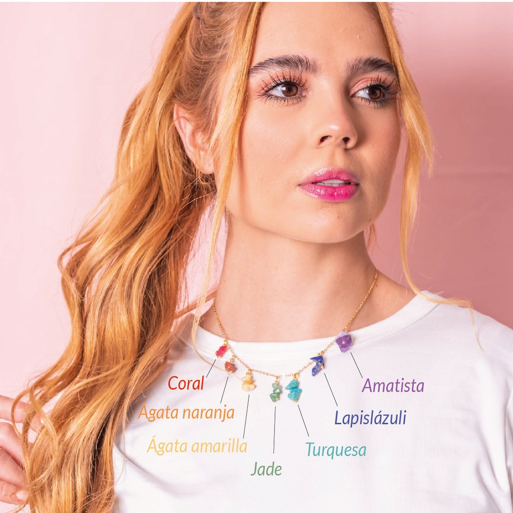 COLLAR DE LOS 7 CHAKRAS📿 Recarga tu energía