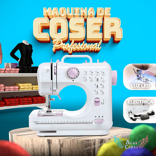 Máquina de coser profesional de 12 puntadas