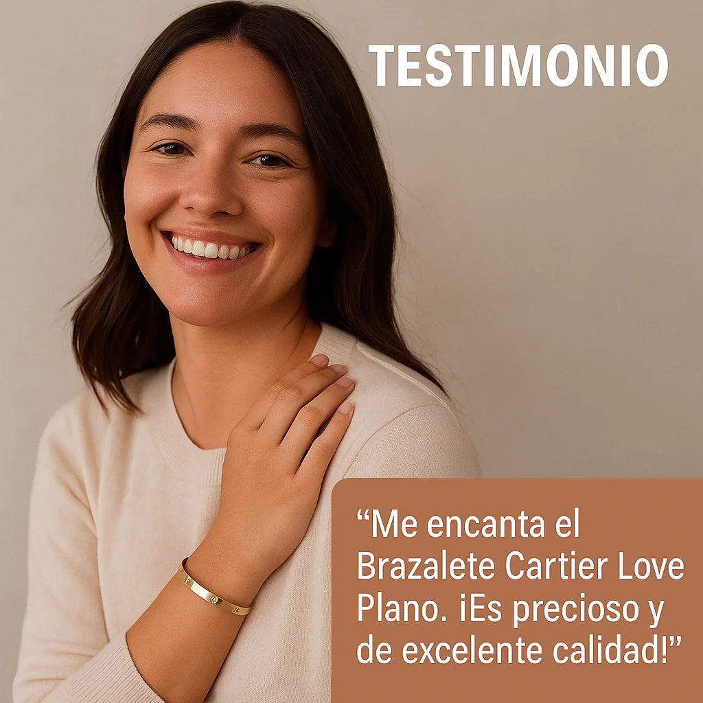 Brazalete Cartier Love Plano