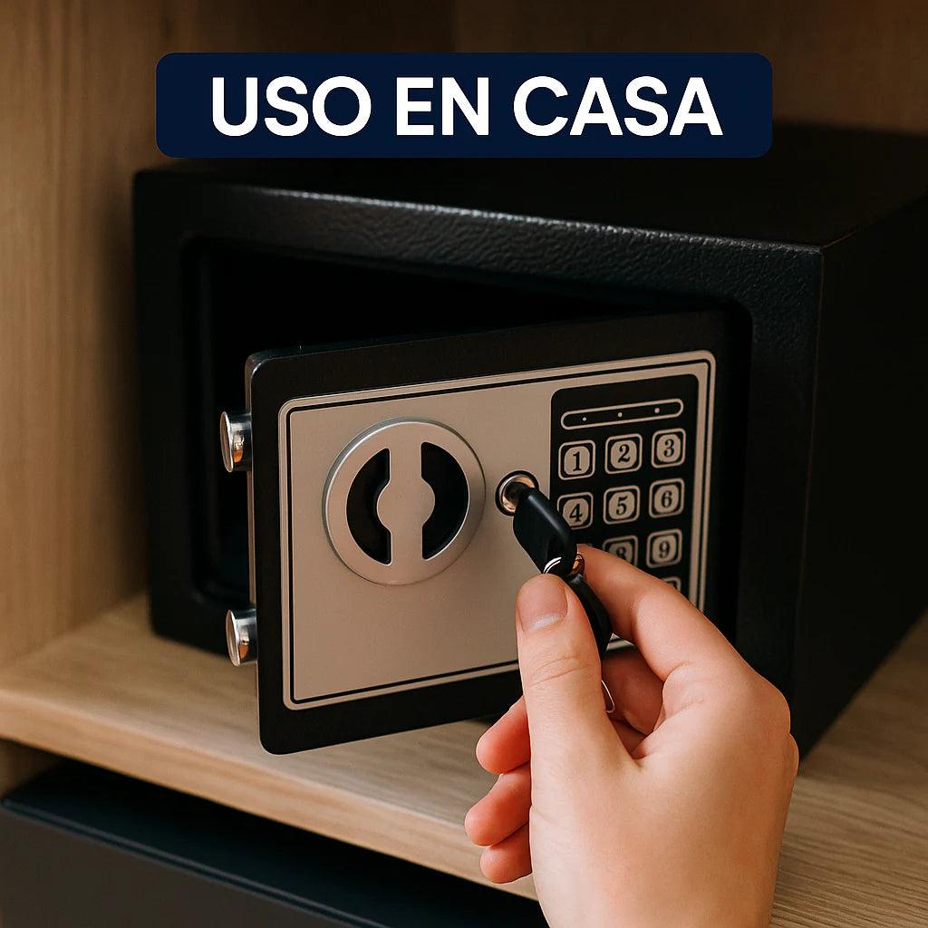 Caja de Seguridad Digital de Lujo Electrónica con Teclado y Cerradura.