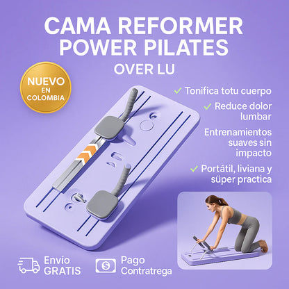 Cama para Pilates Máquina Tabla Reformer