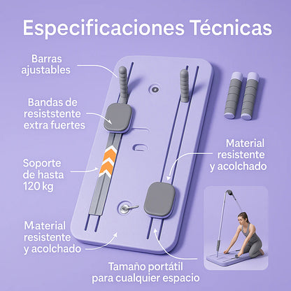 Cama para Pilates Máquina Tabla Reformer
