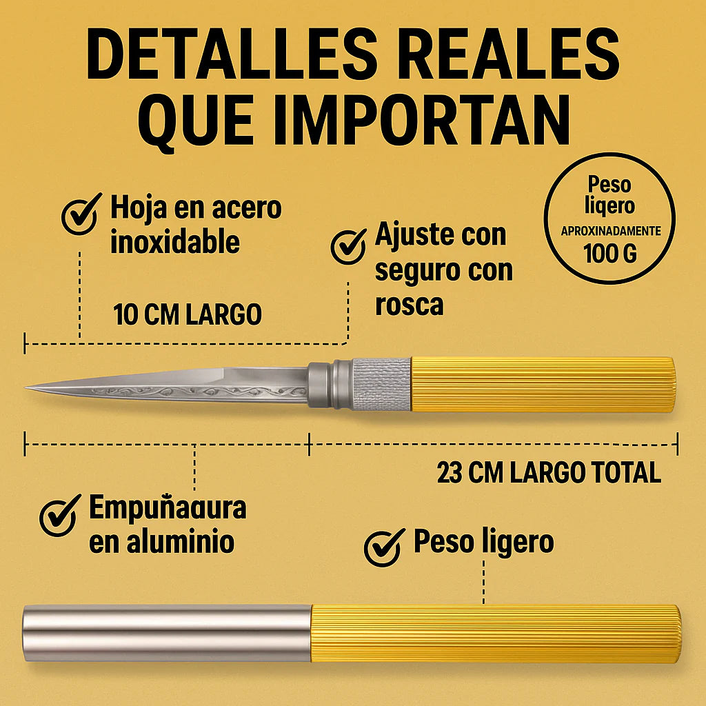 cuchillos 2 en 1 portatil