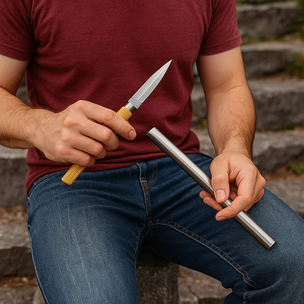 cuchillos 2 en 1 portatil