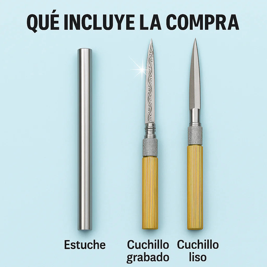cuchillos 2 en 1 portatil