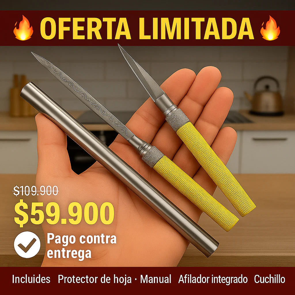 cuchillos 2 en 1 portatil