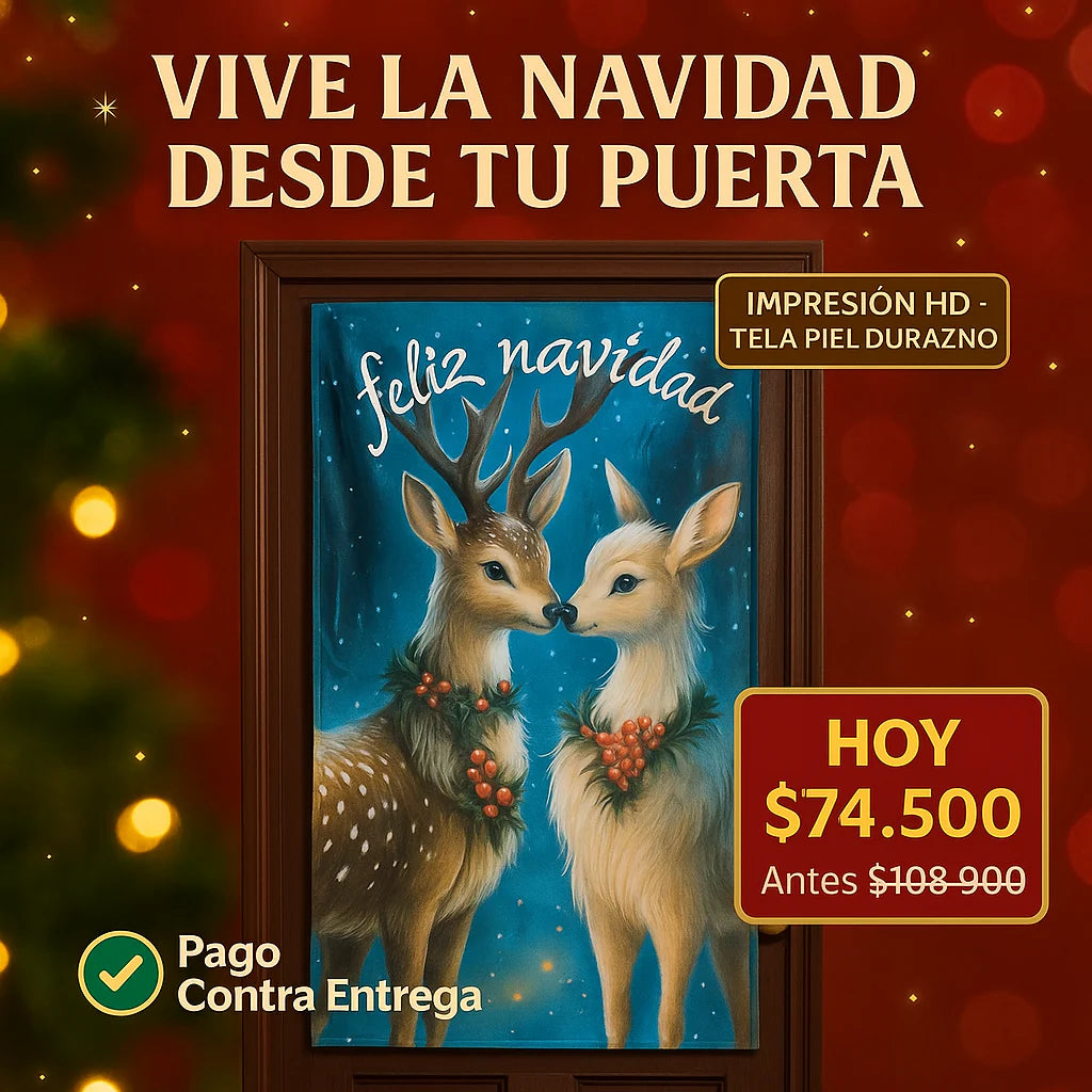 Fundas navideñas para puertas