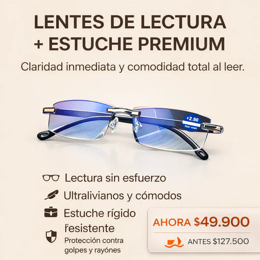 Lentes de lectura + Estuche