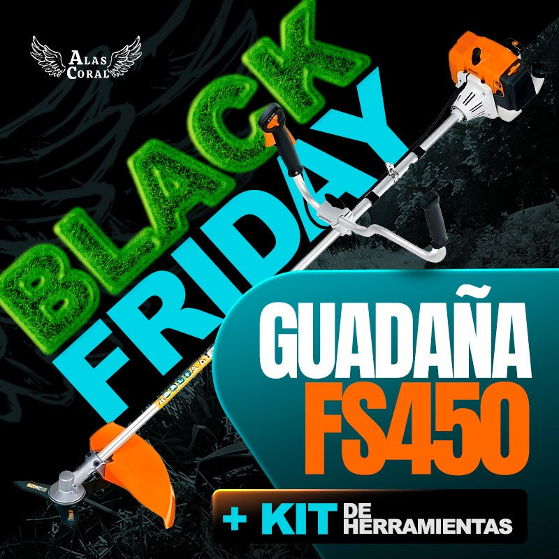 ‼+45% Descuento de Black Friday🔥 GUADAÑA ESTILO STHIL FS450 CON ACCESORIOS