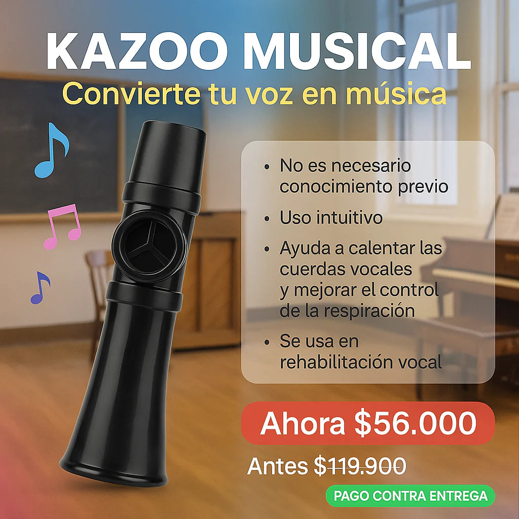 Kazoo Instrumento Musical Mirliton