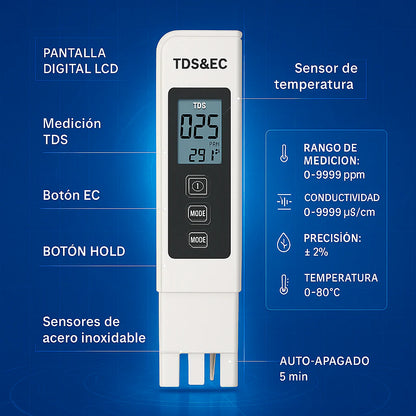 medidor calidad de agua