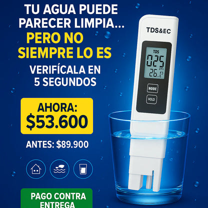 medidor calidad de agua