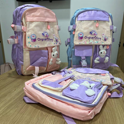 mochila escolar conejito