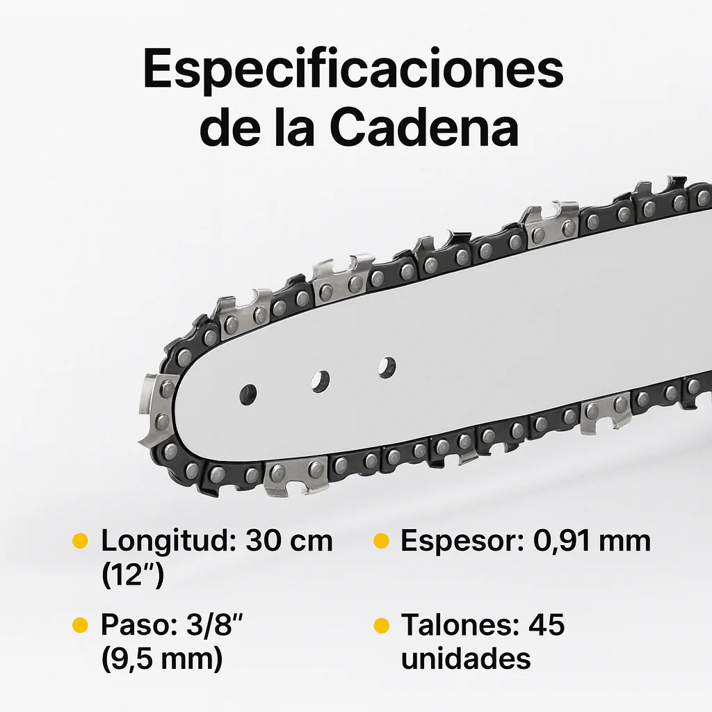 motosierra compacta de 128V MAX