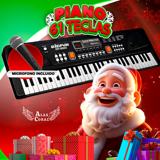 ¡EL REGALO QUE MAS QUIEREN! Piano musical🎹 Incluye micrófono