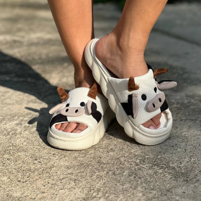 Sandalias de Vaquitas Super Afelpadas Y Cómodas