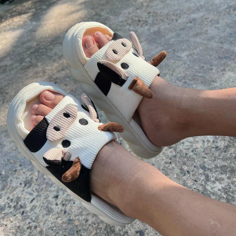 Sandalias de Vaquitas Super Afelpadas Y Cómodas