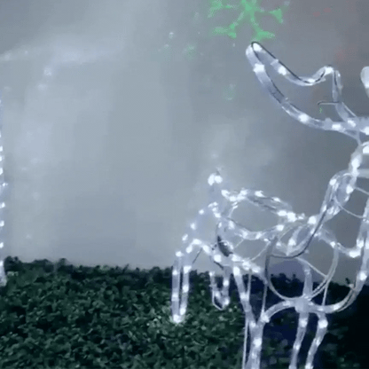 Reno Navidad Estructura Metalica - Luz led