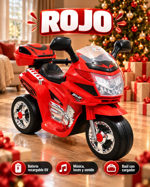 Moto eléctrica para niños de 2 a 6 años