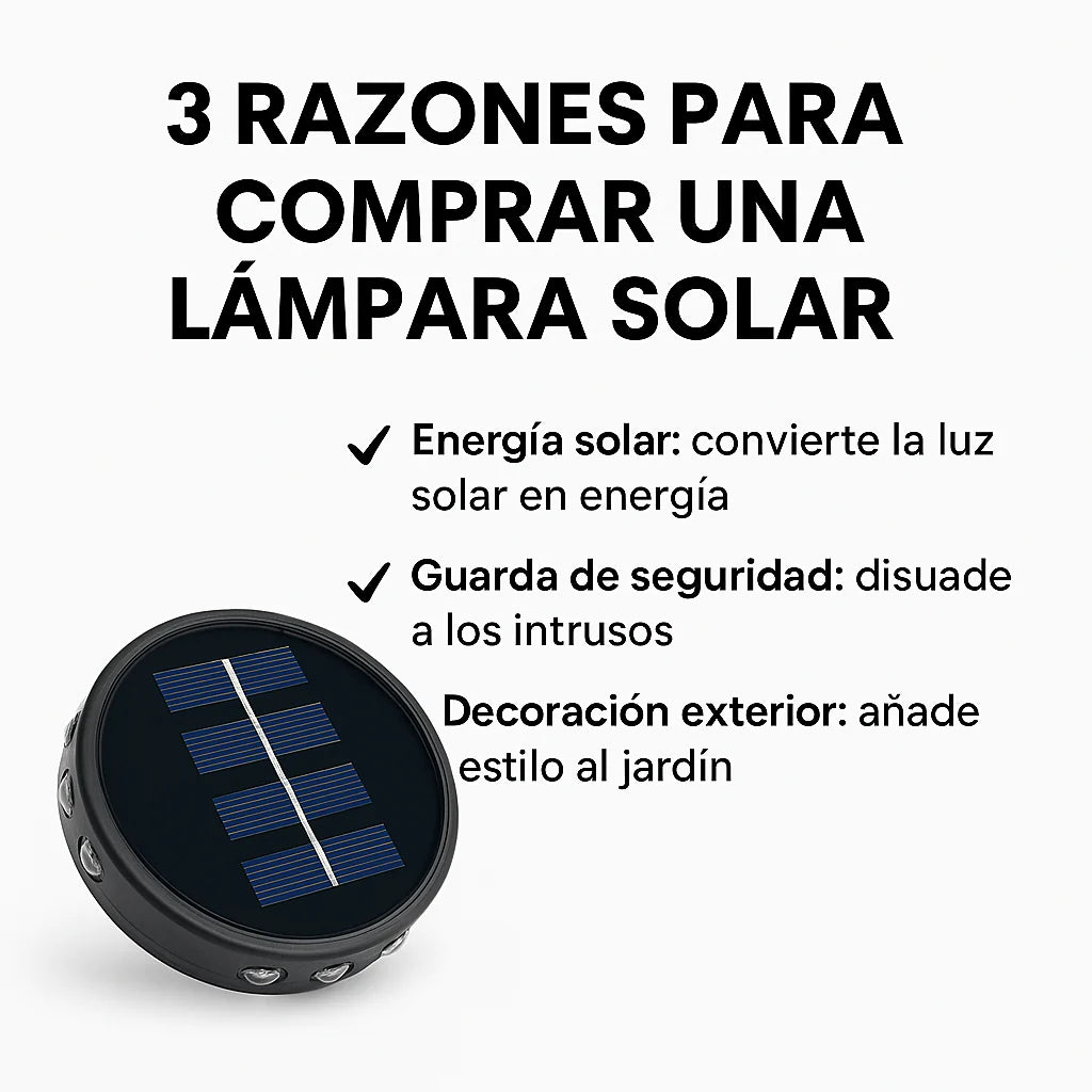 Luces Solares LED 15 – Jardín Iluminado sin Cables