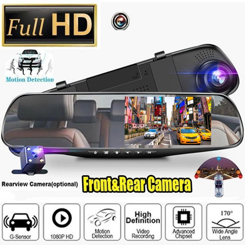 Espejo Retrovisor con cámara trasera full HD