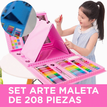 SET ARTE MALETA DE 208 PIEZAS – Alas Coral
