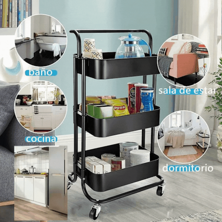 ORGANIZADOR MULTIFUNCIONAL CON RUEDAS